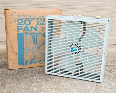 metal box fans|vintage metal box fan.